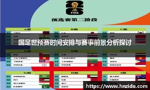 国足世预赛时间安排与赛事前景分析探讨